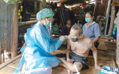 คปสอ.เกษตรสมบูรณ์ ได้ดำเนินการฉีดวัคซีนพระราชทาน “ซิโนฟาร์ม” โดยได้รับการสนับสนุนจากหน่วยแพทย์อาสาสมเด็จพระศรีนครินทราบรมราชชนนี (พอ.สอ.)